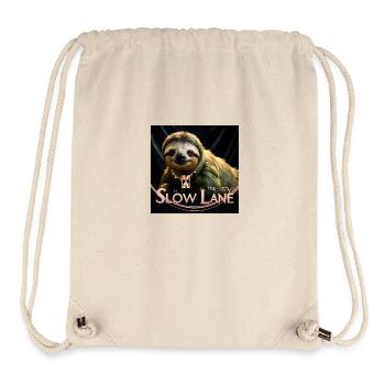 VOIE LENTE - Sac à cordon recyclé Stanley/Stella - blanc naturel - Devant