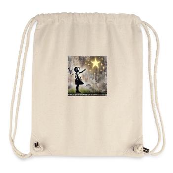 Kein Banksy - Greif nach den Sternen - Stanley/Stella recycelter Gym Bag - Naturweiß - Vorne