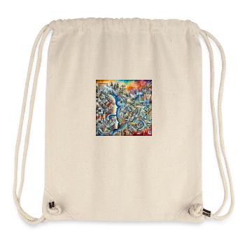 Die Heutige Gesellschaft - Stanley/Stella recycelter Gym Bag - Naturweiß - Vorne