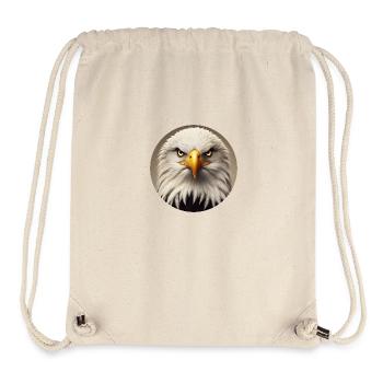 Bald eagle - Stanley/Stella Recycled Gym Bag - natural - Front