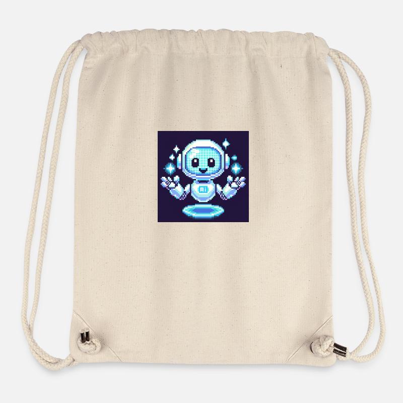 KI8 - Sac à cordon recyclé Stanley/Stella - blanc naturel