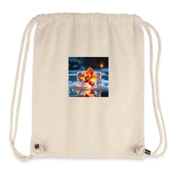 Orchidee - Stanley/Stella recycelter Gym Bag - Naturweiß - Vorne