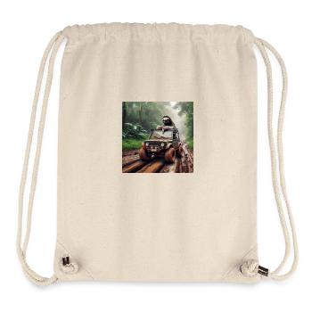 Sloth Wanderer 4x4 - Stanley/Stella Recycled Gym Bag - natural - Front
