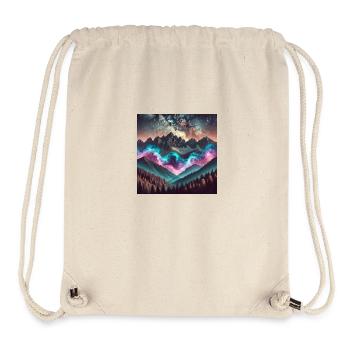Surreal cityscape - Stanley/Stella Recycled Gym Bag - natural - Front
