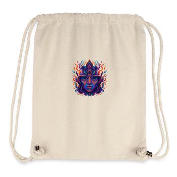 Psychedelic color explosion - Stanley/Stella Recycled Gym Bag - natural - Front