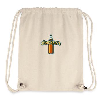 Zündkerze in Bier - Stanley/Stella recycelter Gym Bag - Naturweiß - Vorne