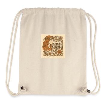 Choose kindness. Flowers. - Stanley/Stella recycelter Gym Bag - Naturweiß - Vorne