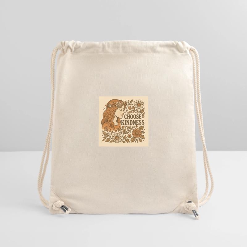 Choose kindness. Flowers. Stanley/Stella recycelter Gym Bag