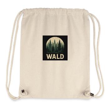 Fir Trees Forest Design - Stanley/Stella Recycled Gym Bag - natural - Front