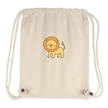 cute lion - Stanley/Stella Recycled Gym Bag - natural - Front