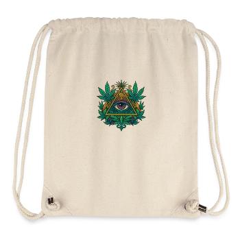 1 19 - Stanley/Stella recycelter Gym Bag - Naturweiß - Vorne