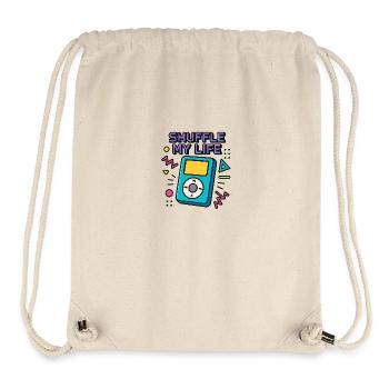 Shuffle your life - Stanley/Stella recycelter Gym Bag - Naturweiß - Vorne