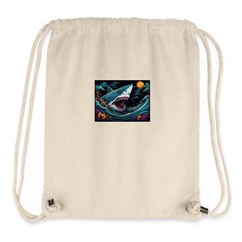 SHARK - Stanley/Stella Recycled Gym Bag - natural - Front