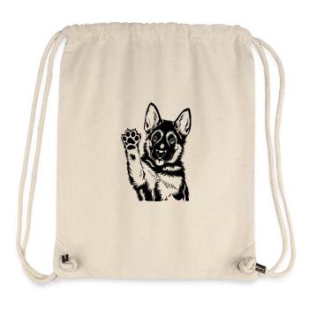 Schäferhund - Stanley/Stella recycelter Gym Bag - Naturweiß - Vorne