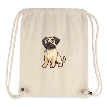 Kangal Hund Comic Baby - Stanley/Stella recycelter Gym Bag - Naturweiß - Vorne