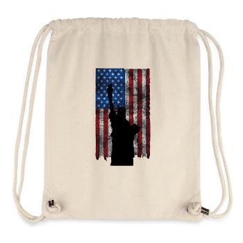 Lady Liberty - Stanley/Stella recycelter Gym Bag - Naturweiß - Vorne
