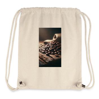 Coffee beans - Stanley/Stella Recycled Gym Bag - natural - Front
