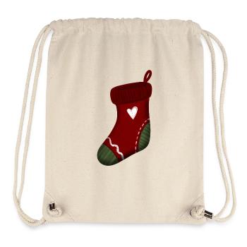 Christmas - St. Nicholas sock Christmassy - Stanley/Stella Recycled Gym Bag - natural - Front