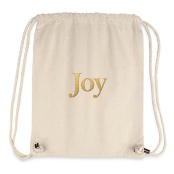 NEW -- Here Comes The Joy! - Stanley/Stella Recycled Gym Bag - natural - Front