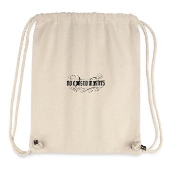 No gods no masters Gothic - Stanley/Stella recycelter Gym Bag - Naturweiß - Vorne