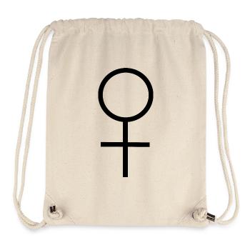 Frauentag - Stanley/Stella recycelter Gym Bag - Naturweiß - Vorne