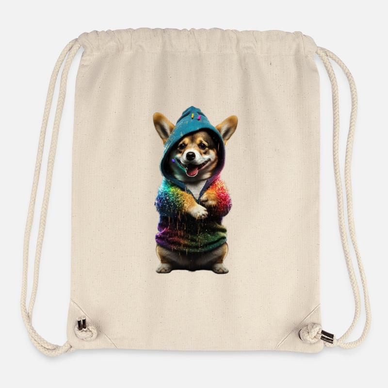 Stylish Pup - Stanley/Stella recycelter Gym Bag - Naturweiß