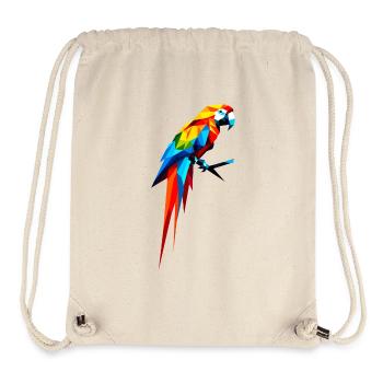 Geometric macaw - Stanley/Stella Recycled Gym Bag - natural - Front