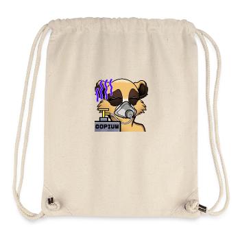 Erdmännchen "Copium" - Stanley/Stella recycelter Gym Bag - Naturweiß - Vorne