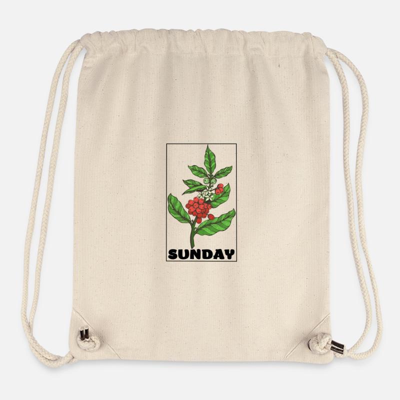 SUNDAY - Stanley/Stella recycelter Gym Bag - Naturweiß