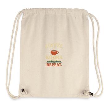 Coffee Books Repeat - Stanley/Stella Recycled Gym Bag - natural - Front