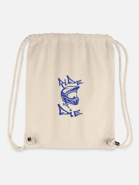 Ride or Die - Stanley/Stella recycelter Gym Bag - Naturweiß
