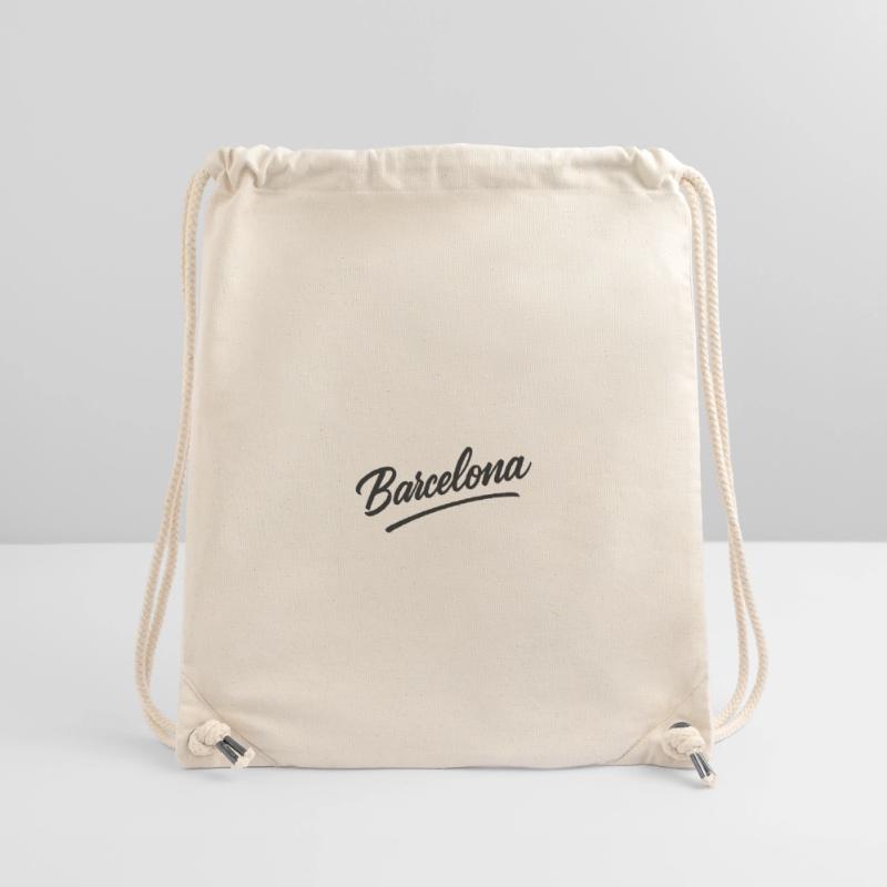 Script Barcelone avec ligne d’arc Sac à cordon recyclé Stanley/Stella
