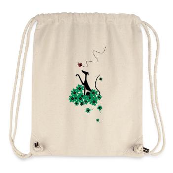 porte-bonheur - Sac à cordon recyclé Stanley/Stella - blanc naturel - Devant