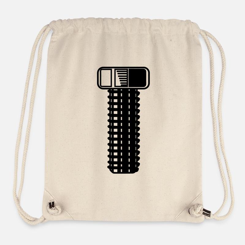 Bolzen - Stanley/Stella recycelter Gym Bag - Naturweiß