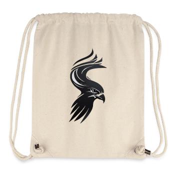 Adler Greifvogel Kopf - Stanley/Stella recycelter Gym Bag - Naturweiß - Vorne