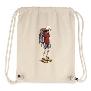 Hiking till death colored - Stanley/Stella Recycled Gym Bag - natural - Front