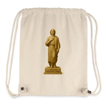 Meditative Statue mit inspirierendem Zitat - Stanley/Stella recycelter Gym Bag - Naturweiß - Vorne