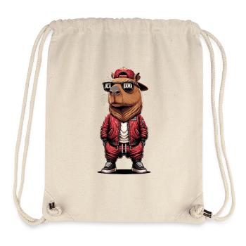 Alabama Streetwear Hamster - Sac à cordon recyclé Stanley/Stella - blanc naturel - Devant