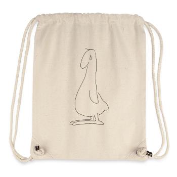 Traurige Ente - Stanley/Stella recycelter Gym Bag - Naturweiß - Vorne
