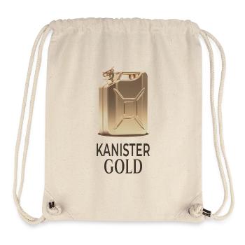 Kanister Gold Benzin Humor Statement - Stanley/Stella recycelter Gym Bag - Naturweiß - Vorne