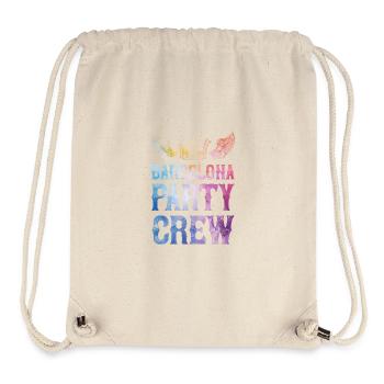 Barcelona Party Crew Spruch - Stanley/Stella recycelter Gym Bag - Naturweiß - Vorne