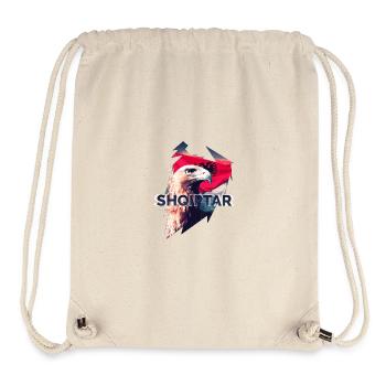 Design for Albanians - Shqiptar with Albanian Adle - Stanley/Stella Recycled Gym Bag - natural - Front
