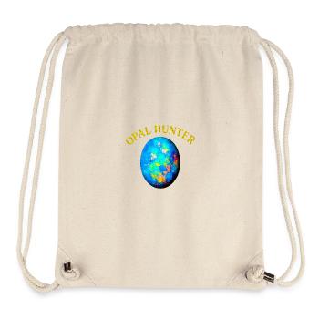 Opal Hunter: Colorful Egg Print - Stanley/Stella Recycled Gym Bag - natural - Front