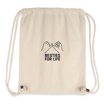 Freundschaft Verbundenheit Design - Stanley/Stella recycelter Gym Bag - Naturweiß - Vorne