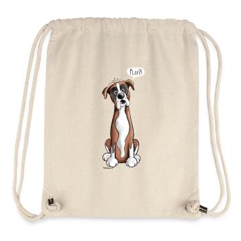 Deutscher Boxer Play - Stanley/Stella recycelter Gym Bag - Naturweiß - Vorne