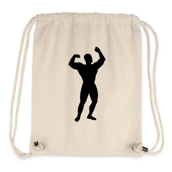 Homme fort - Sac à cordon recyclé Stanley/Stella - blanc naturel - Devant