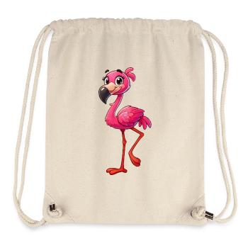 Flamingo - Stanley/Stella recycelter Gym Bag - Naturweiß - Vorne