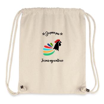 BAUER. BAUER. LANDWIRTSCHAFT. FIRMA - Stanley/Stella recycelter Gym Bag - Naturweiß - Vorne