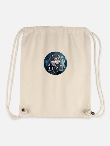 Der Wolf - Stanley/Stella recycelter Gym Bag - Naturweiß