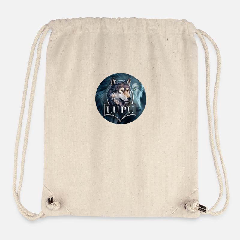 Der Wolf - Stanley/Stella recycelter Gym Bag - Naturweiß